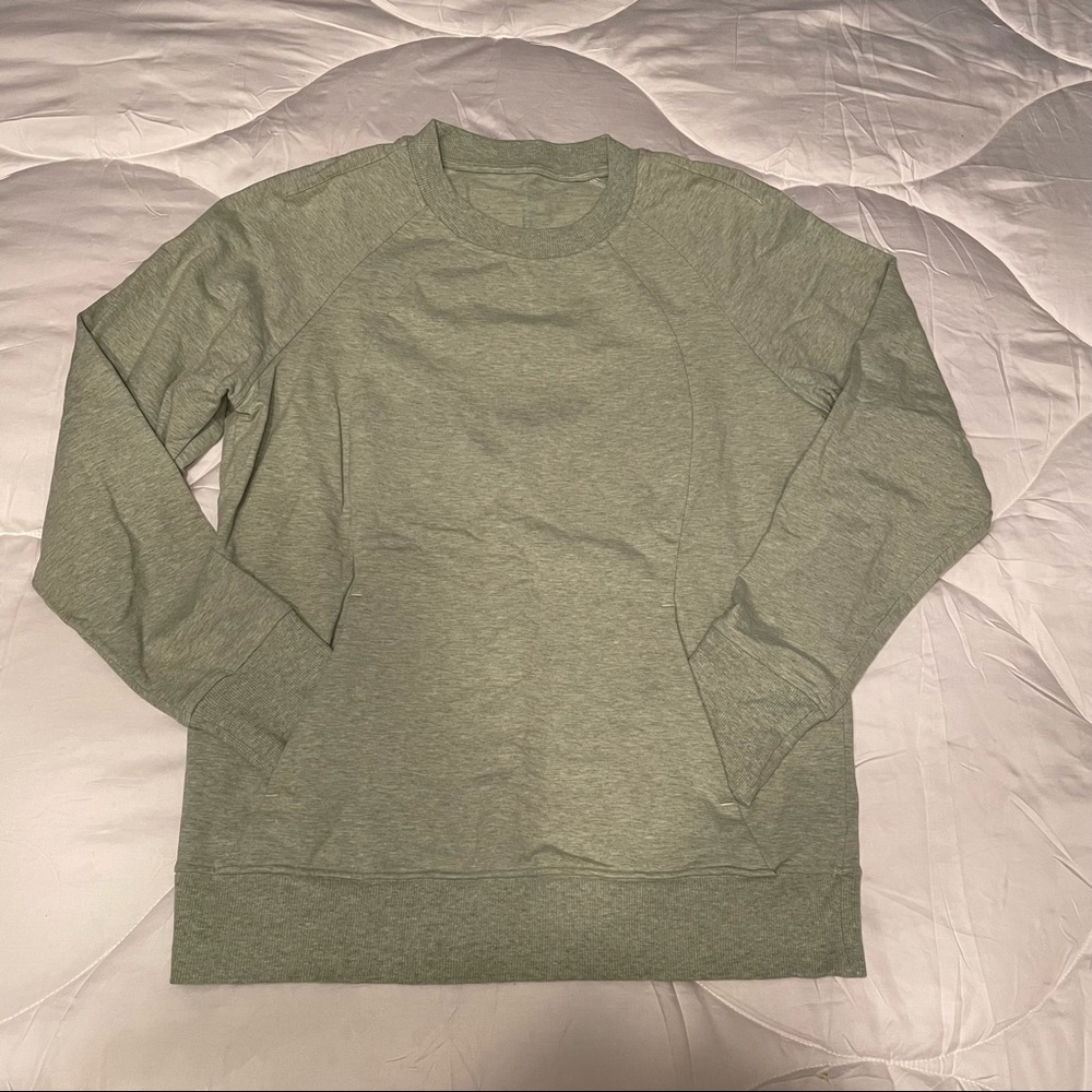 Lululemon Scuba Crew Sweatshirt- Green